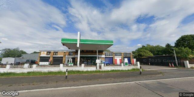 Street view of Six Hills Service Station
