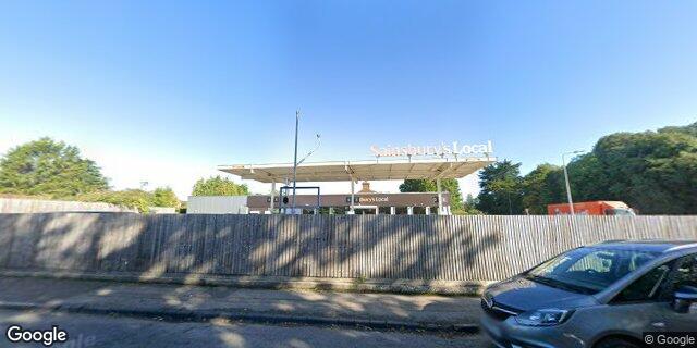 Street view of Sainsburys Newbury Andover Road