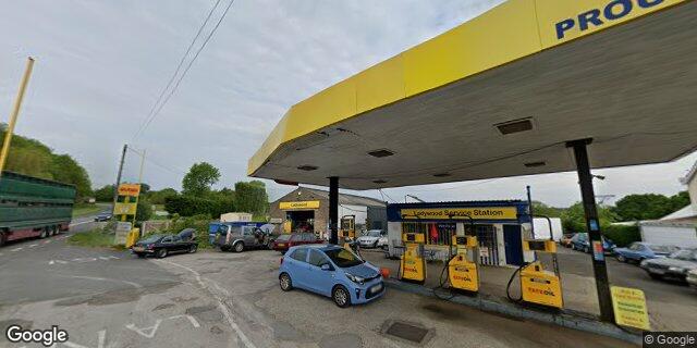 Street view of Ladywood service station